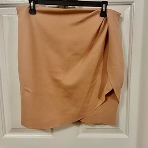ASOS Chic Blush Nude Fabric Skirt